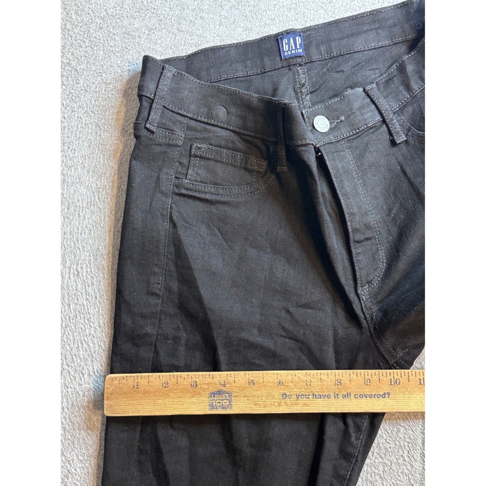 Gap Denim Favorite Jegging Skinny Jeans Womens 30 Black Wash Denim Mid Rise - Picture 11 of 14
